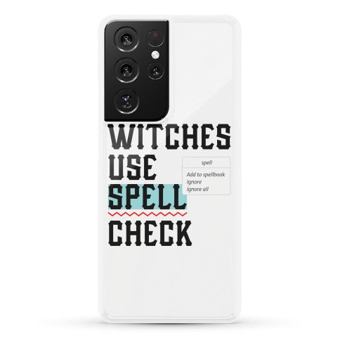 Witches Use Spell Check Phone Case